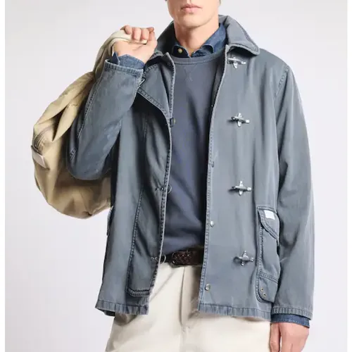 Jackets > Denim Jackets - - Fay - Modalova