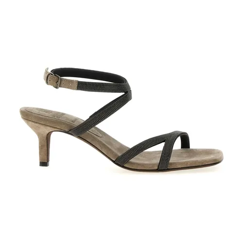 Shoes > Sandals > High Heel Sandals - - Brunello Cucinelli - Modalova
