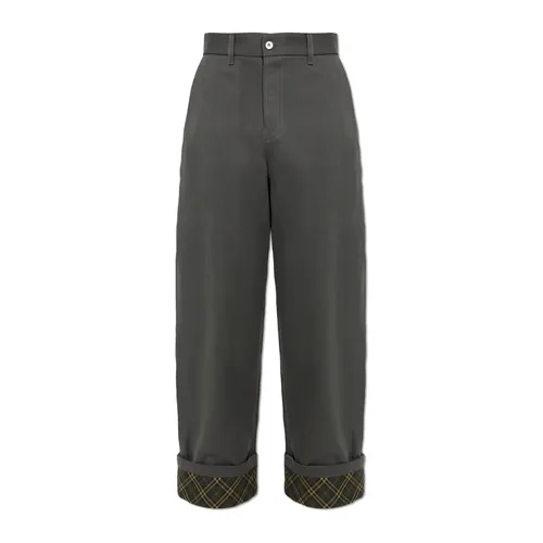 Trousers > Straight Trousers - - Burberry - Modalova