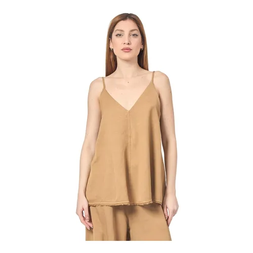 Tops > Sleeveless Tops - - Manila Grace - Modalova