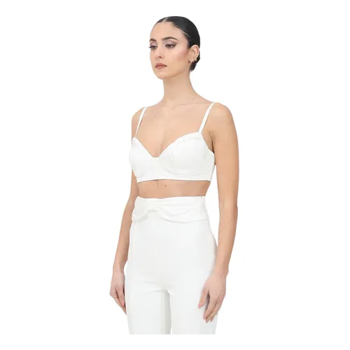 Tops > Sleeveless Tops - - Elisabetta Franchi - Modalova