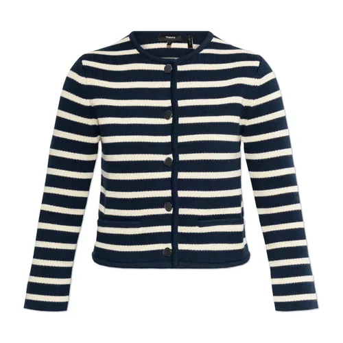 Knitwear > Cardigans - - Theory - Modalova