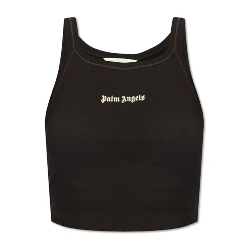 Tops > Sleeveless Tops - - Palm Angels - Modalova