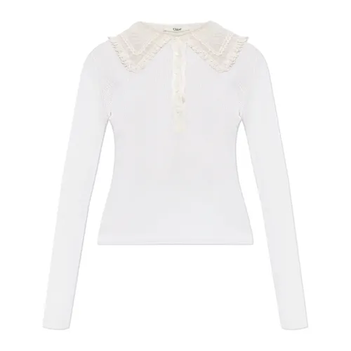 Tops > Polo Shirts - - Chloé - Modalova
