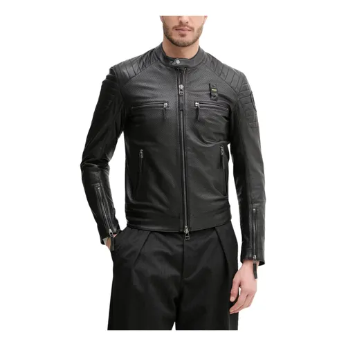 Jackets > Leather Jackets - - Blauer - Modalova