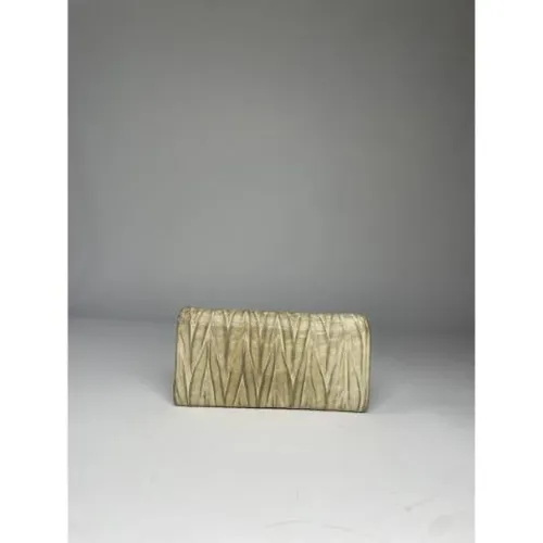Pre-owned > Pre-owned Accessories > Pre-owned Wallets - - Miu Miu Pre-owned - Modalova