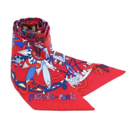 Pre-owned > Pre-owned Accessories > Pre-owned Scarves - - Hermès Vintage - Modalova