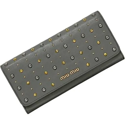 Pre-owned > Pre-owned Accessories > Pre-owned Wallets - - Miu Miu Pre-owned - Modalova