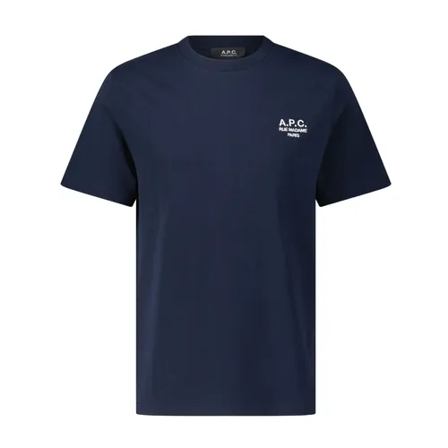 A.p.c. - Tops > T-Shirts - Blue - A.p.c. - Modalova