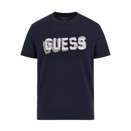 Guess - Tops > T-Shirts - Blue - Guess - Modalova