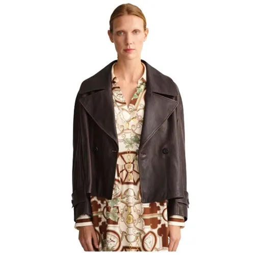 Jackets > Leather Jackets - - Gant - Modalova