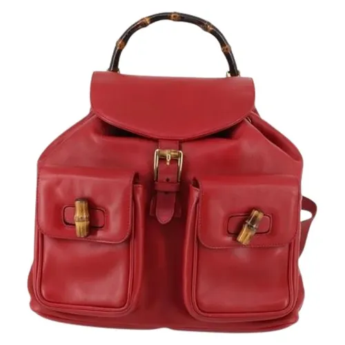 Pre-owned > Pre-owned Bags > Pre-owned Backpacks - - Gucci Vintage - Modalova