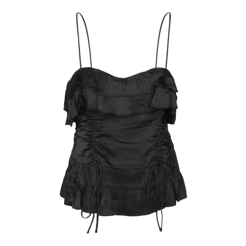 Tops > Sleeveless Tops - - Ganni - Modalova