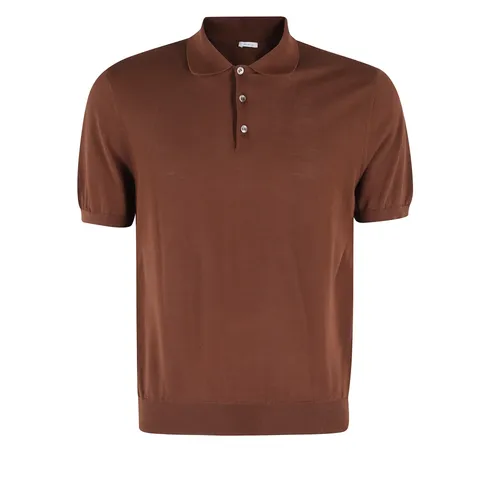 Malo - Tops > Polo Shirts - Brown - Malo - Modalova