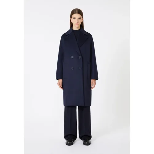 Coats > Double-Breasted Coats - - Max Mara Studio - Modalova