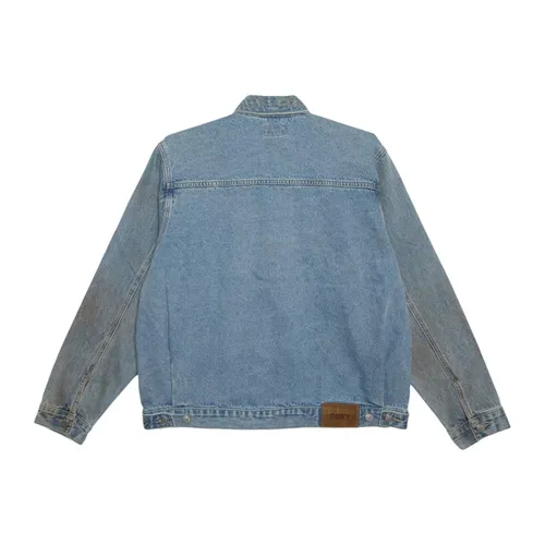 Jackets > Denim Jackets - - Obey - Modalova