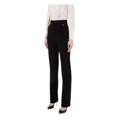 Trousers > Straight Trousers - - Elisabetta Franchi - Modalova