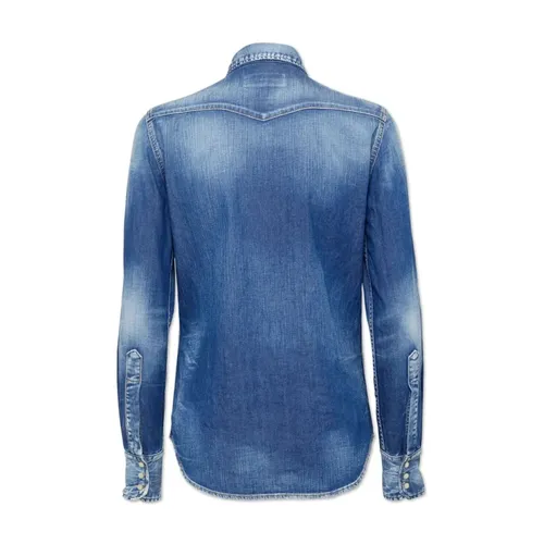Blouses & Shirts > Denim Shirts - - Dsquared2 - Modalova