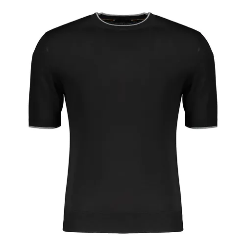Moorer - Tops > T-Shirts - Black - Moorer - Modalova