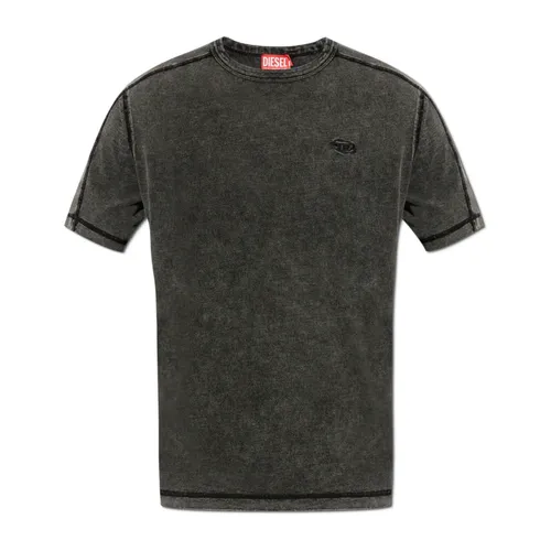 Diesel - Tops > T-Shirts - Gray - Diesel - Modalova