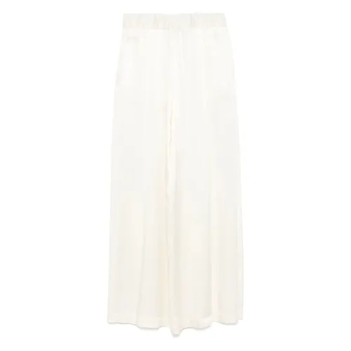 Trousers > Wide Trousers - - Semicouture - Modalova