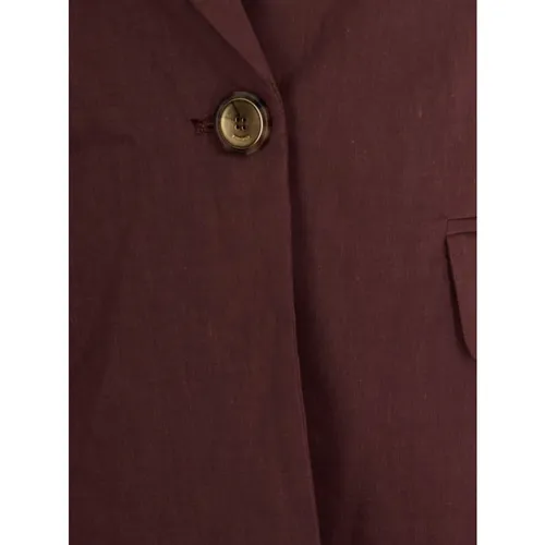 Pinko - Jackets > Blazers - Brown - Pinko - Modalova
