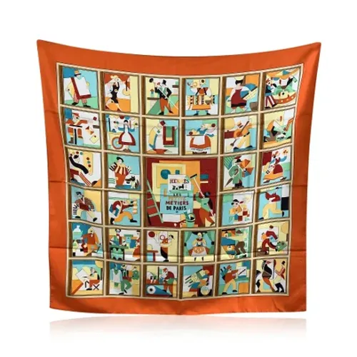 Pre-owned > Pre-owned Accessories > Pre-owned Scarves - - Hermès Vintage - Modalova