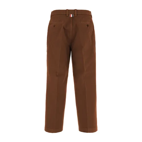 Thom - Trousers > Straight Trousers - - Thom Browne - Modalova