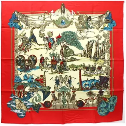 Pre-owned > Pre-owned Accessories > Pre-owned Scarves - - Hermès Vintage - Modalova