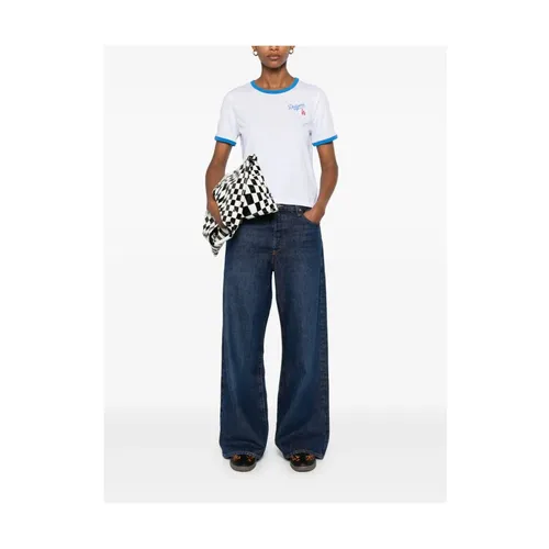 Frame - Jeans > Wide Jeans - Blue - Frame - Modalova