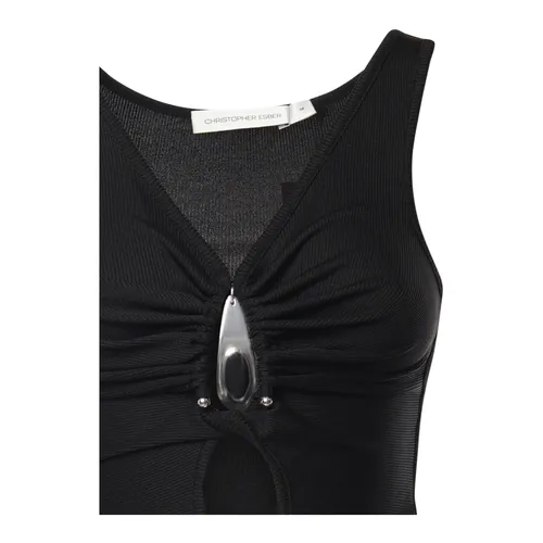 Tops > Sleeveless Tops - - Christopher Esber - Modalova
