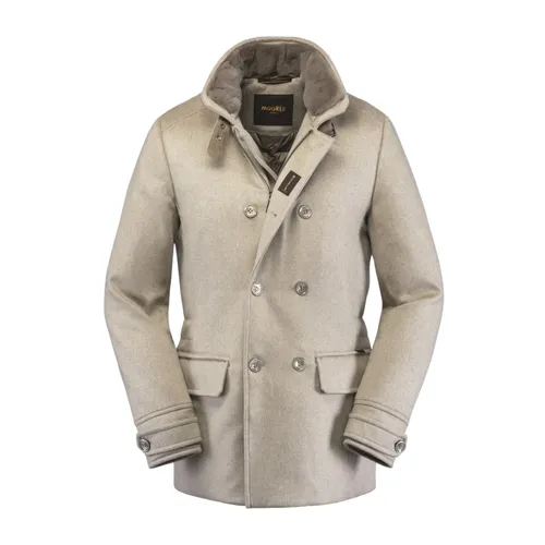 Coats > Double-Breasted Coats - - Moorer - Modalova