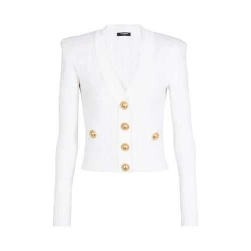 Knitwear > Cardigans - - Balmain - Modalova