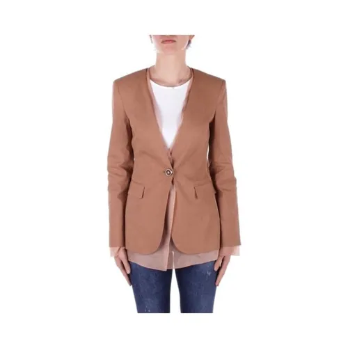 Pinko - Jackets > Blazers - Brown - Pinko - Modalova