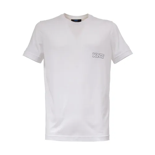 Kiton - Tops > T-Shirts - White - Kiton - Modalova