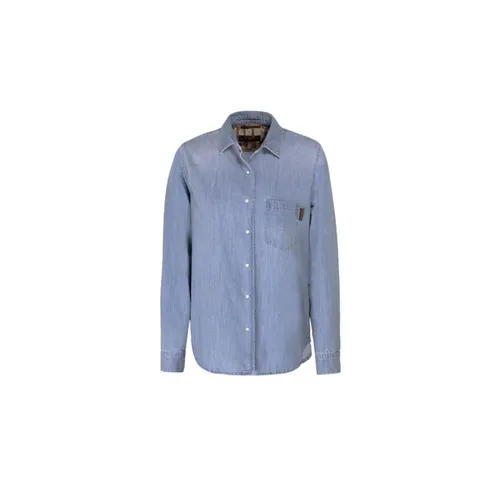 Blouses & Shirts > Denim Shirts - - Moorer - Modalova