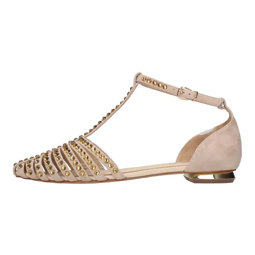 Shoes > Sandals > Flat Sandals - - Emanuelle Vee - Modalova