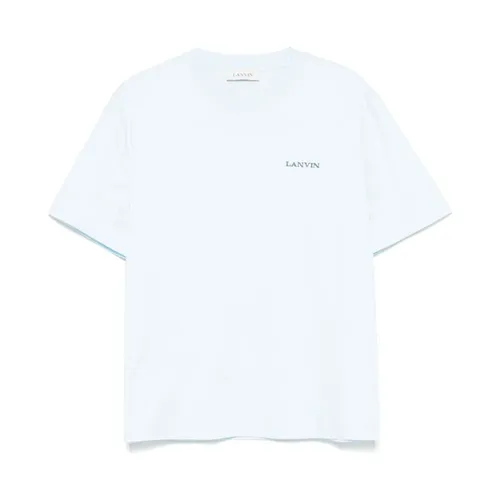 Lanvin - Tops > T-Shirts - Blue - Lanvin - Modalova