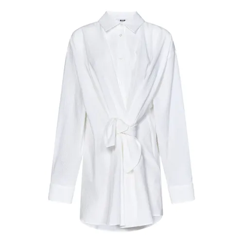 Dresses > Day Dresses > Shirt Dresses - - Msgm - Modalova