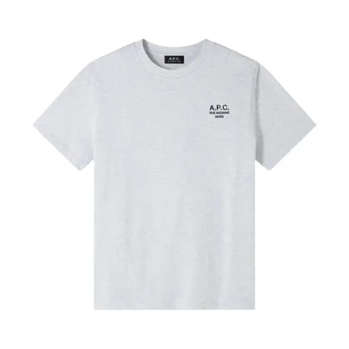 A.p.c. - Tops > T-Shirts - Gray - A.p.c. - Modalova