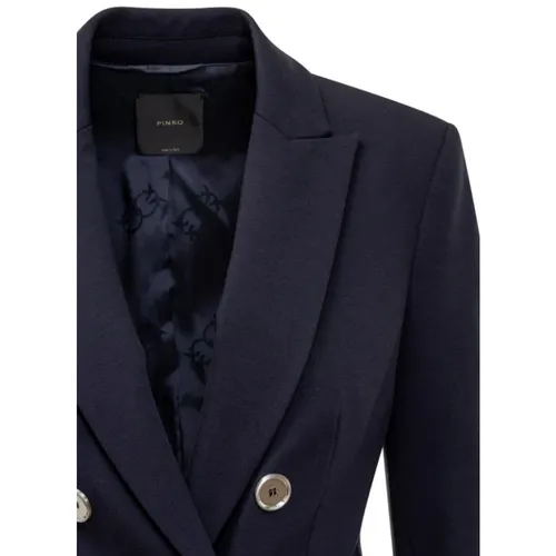Pinko - Jackets > Blazers - Blue - Pinko - Modalova