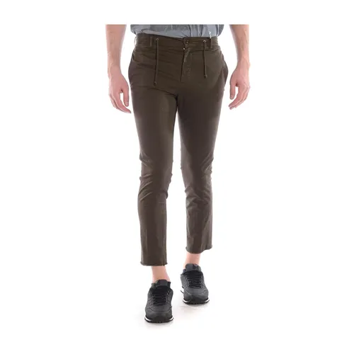 Trousers > Cropped Trousers - - Daniele Alessandrini - Modalova