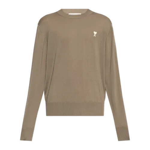 Knitwear > Round-neck Knitwear - - Ami Paris - Modalova