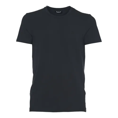 Dondup - Tops > T-Shirts - Black - Dondup - Modalova