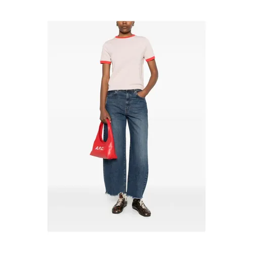 Frame - Jeans > Wide Jeans - Blue - Frame - Modalova