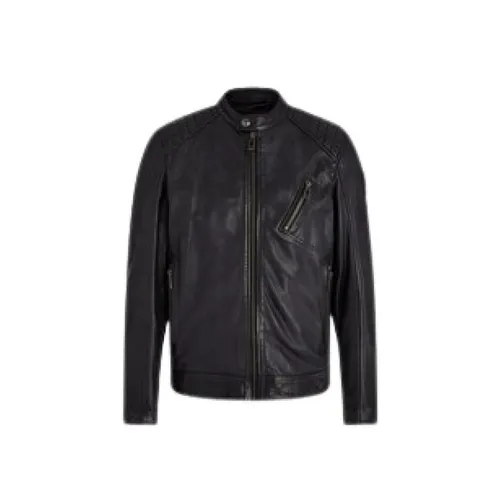 Jackets > Leather Jackets - - Belstaff - Modalova