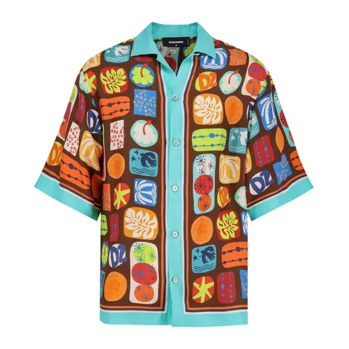 Shirts > Short Sleeve Shirts - - Dsquared2 - Modalova