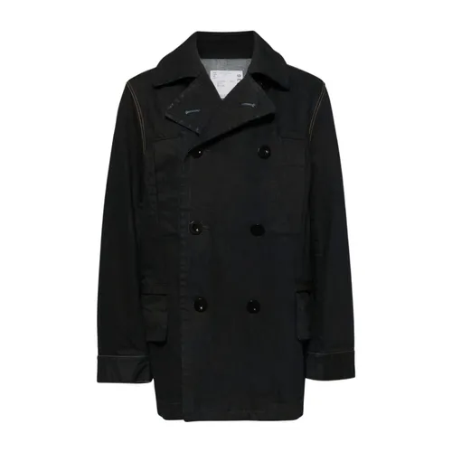 Sacai - Jackets > Blazers - Black - Sacai - Modalova