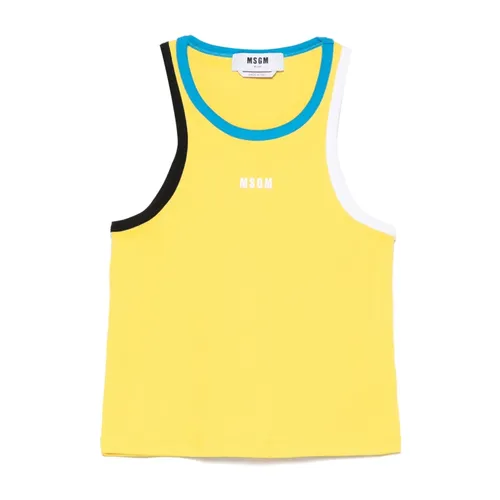 Tops > Sleeveless Tops - - Msgm - Modalova
