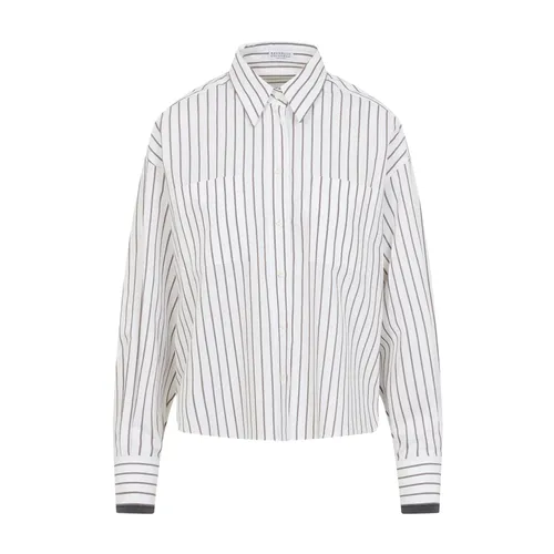 Blouses & Shirts > Shirts - - Brunello Cucinelli - Modalova